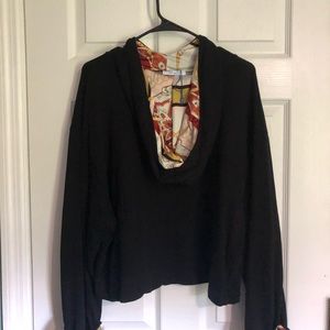 Zara crop top hoodie